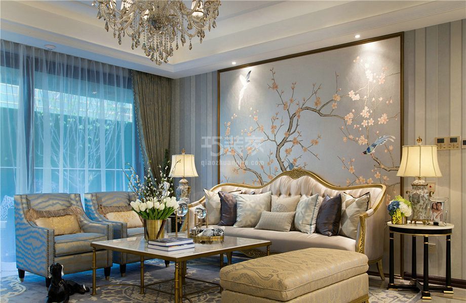 东方普落旺斯120㎡古典欧式风格案例