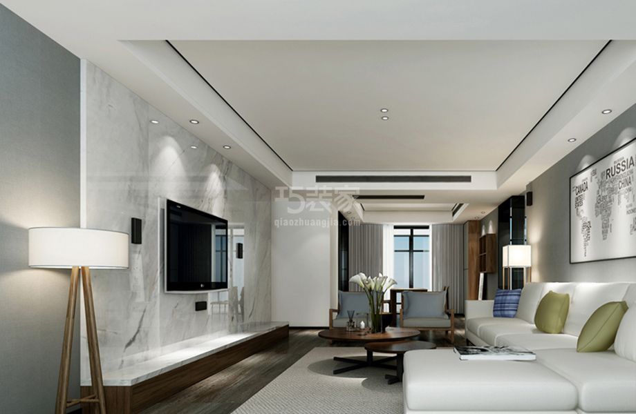 麦卡仑地130㎡现代简约风格案例