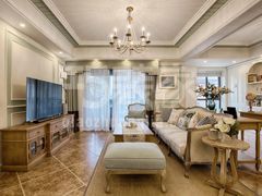 芥末绿100平混搭风格设计方案