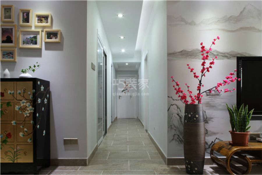 -莱镇香格里90平米中式古典风格设计方案