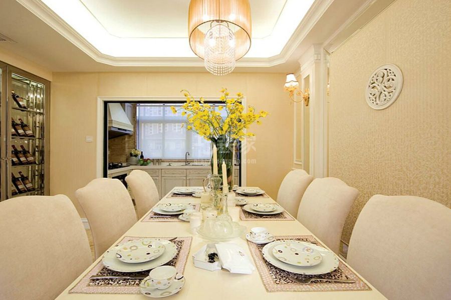 -玫瑰御园110平米简约风格设计方案