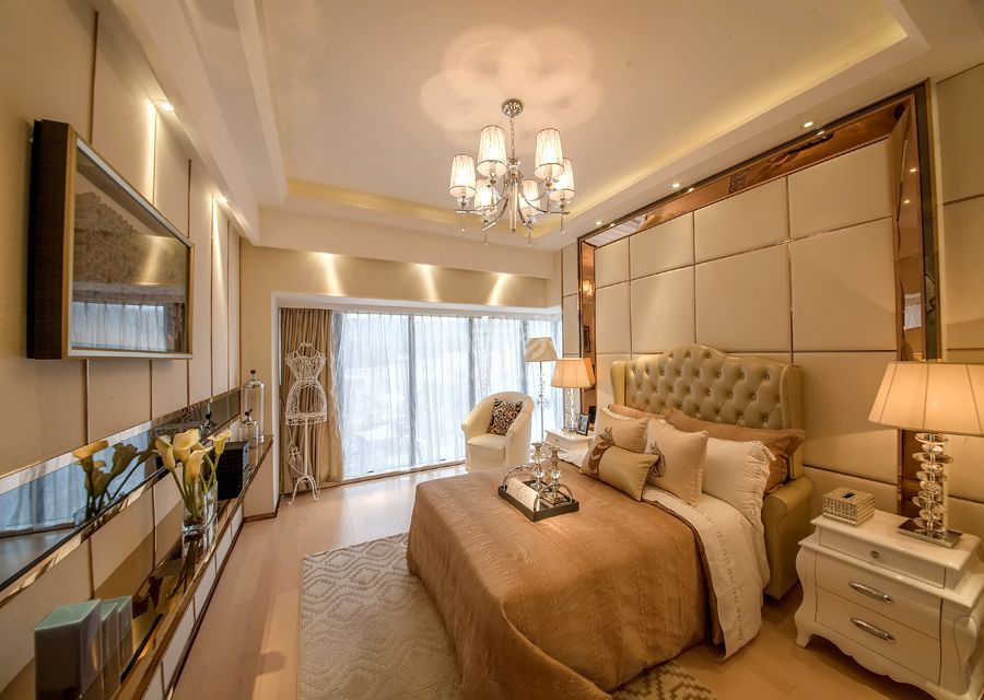 卧室-丽水嘉园98平米新古典风格设计方案