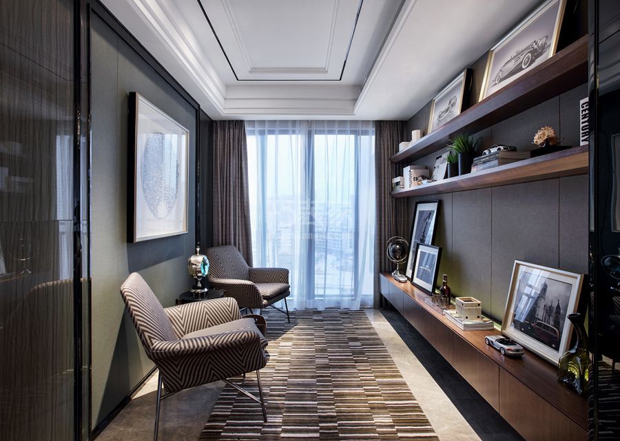 万城华府玺园128平米简约风格设计方案