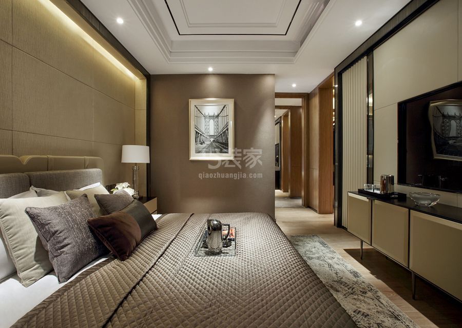 万城华府玺园128平米简约风格设计方案