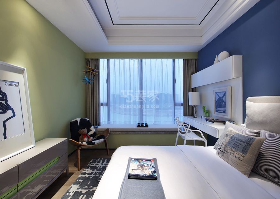 万城华府玺园128平米简约风格设计方案