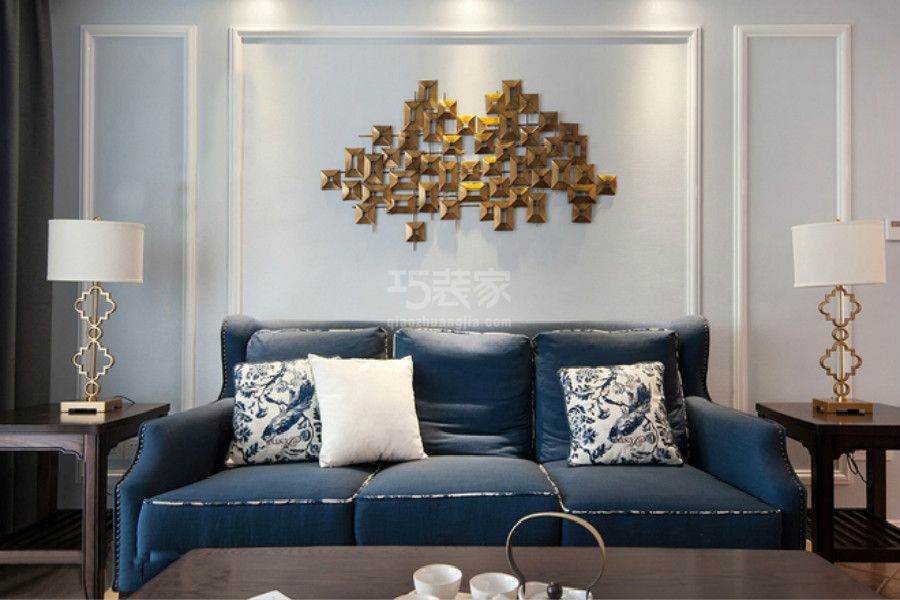 橙色时代134平米美式风格设计方案