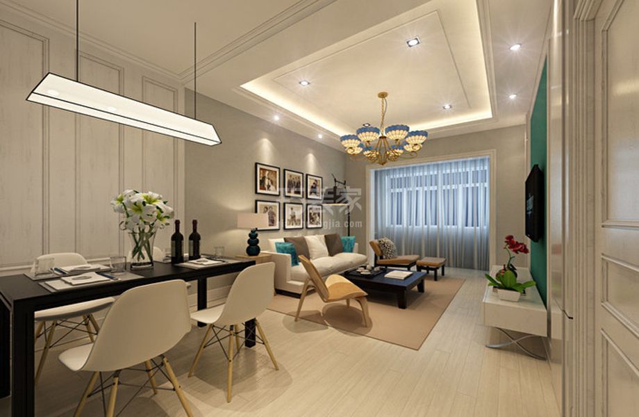 -远洋新天地89平米简约设计方案