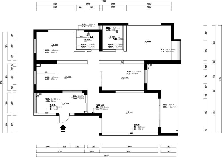 新城国际公寓147平米简约风格设计方案