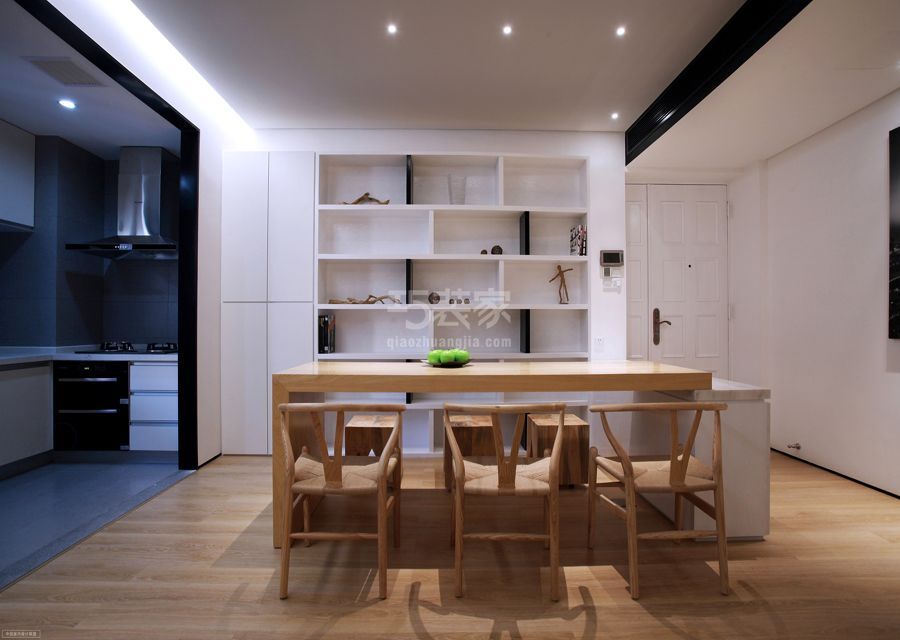 餐厅-曦城国际95平米简约风格设计方案