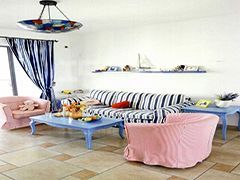 劲松三区90平地中海田园风格设计方案