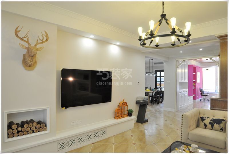 远大园5区68平田园风格设计方案