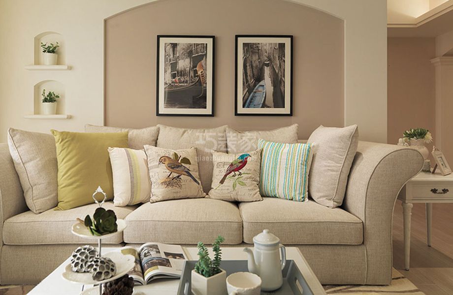 -天通苑110平米美式简约风格设计方案