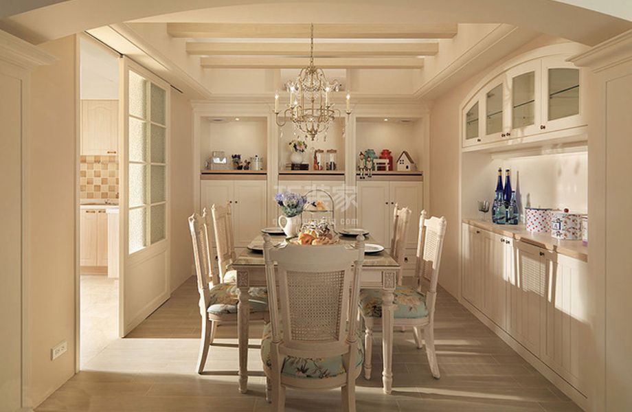 -天通苑110平米美式简约风格设计方案