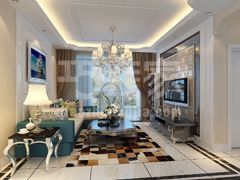 保利春天里96平米简欧风格设计方案