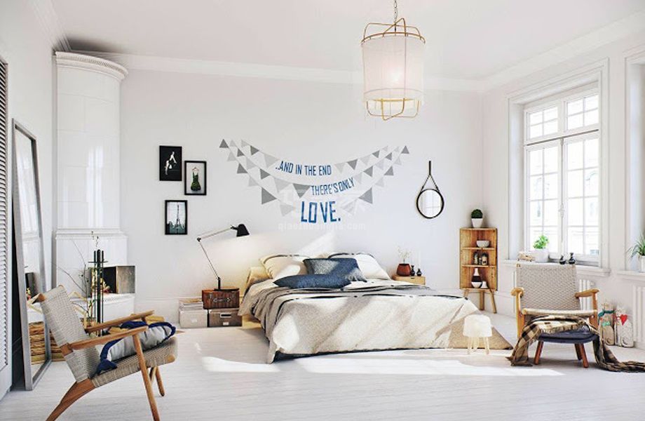 -融泽嘉园90平米北欧风格设计方案