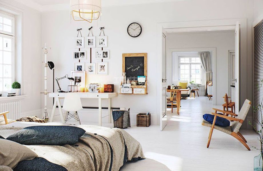 -融泽嘉园90平米北欧风格设计方案