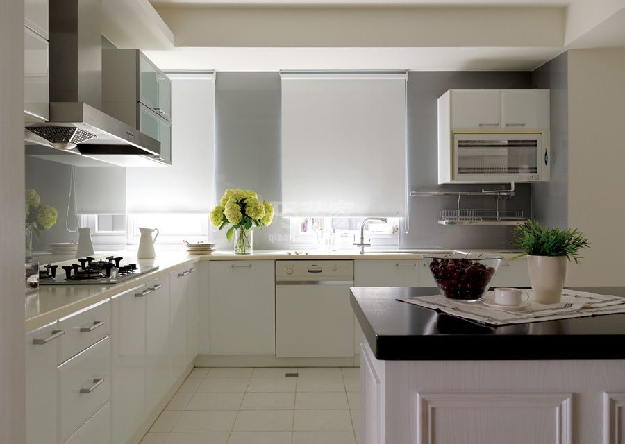 厨房-天伦锦城98平米简欧风格设计方案