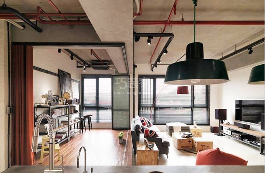 -创新园115平米工业风格设计方案