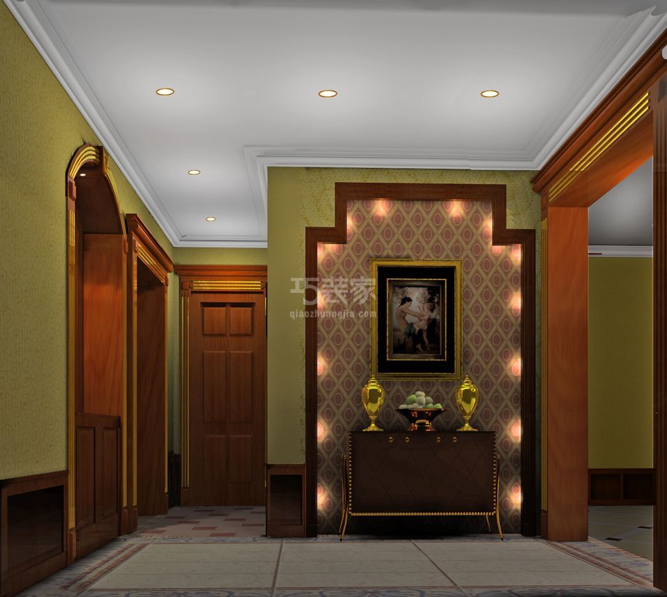 -丽泽桥160平米欧式风格设计方案