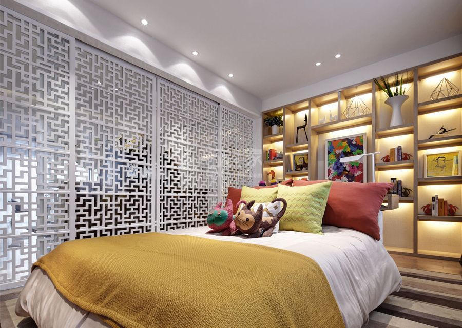 -志强北园100平新中式风格设计案例