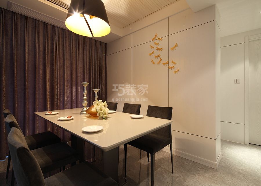 餐厅-东恒时代148平米简约风格设计方案