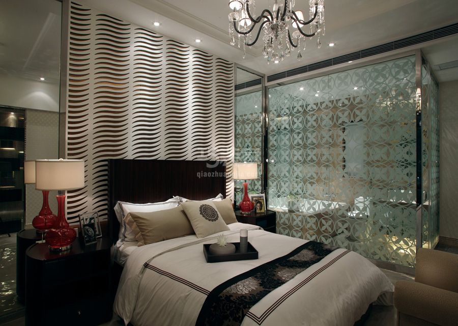 卧室-新科祥园138平米新古典风格设计方案