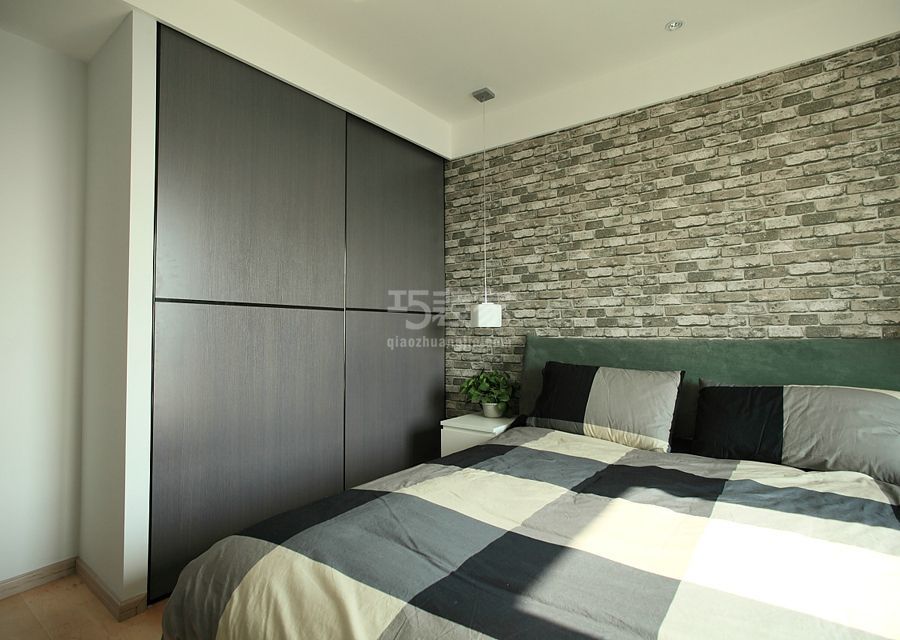 卧室-云景西里123平米简约风格设计方案