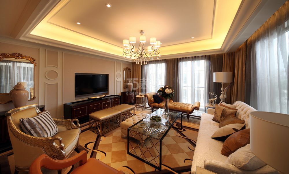 丰台华源三里180P欧式风格设计方案