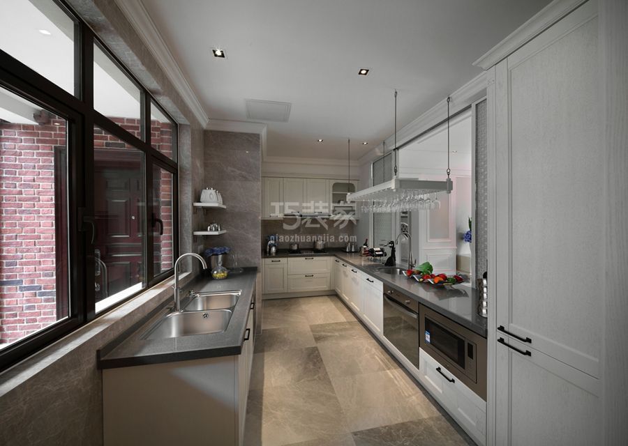 厨房-光明公寓141平米简欧风格设计方案