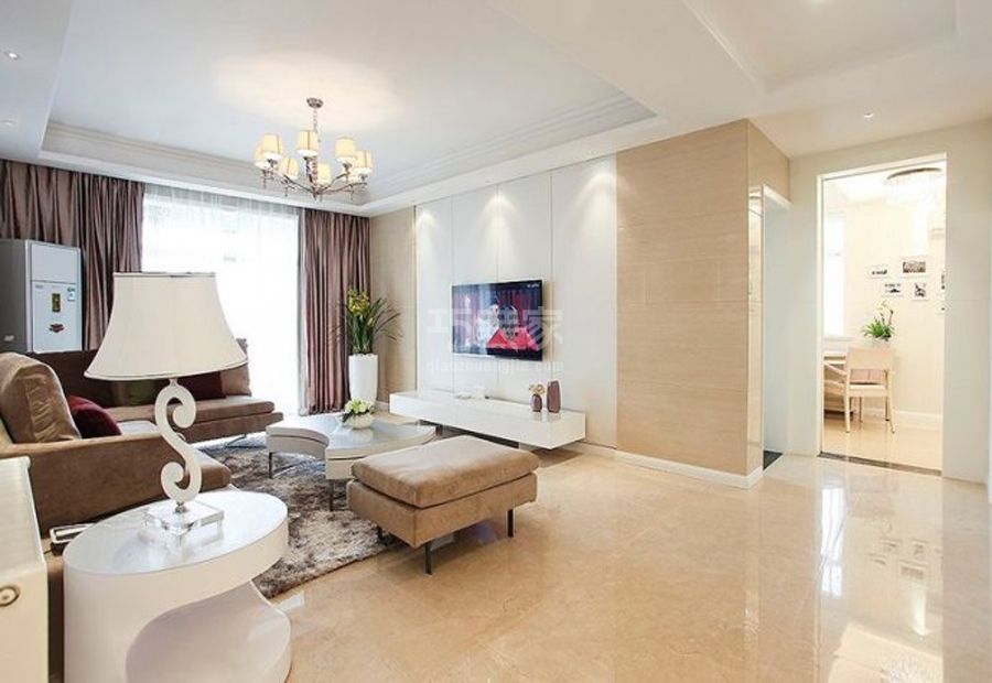 -怡海花园恒泰园80现代简约风格设计案例