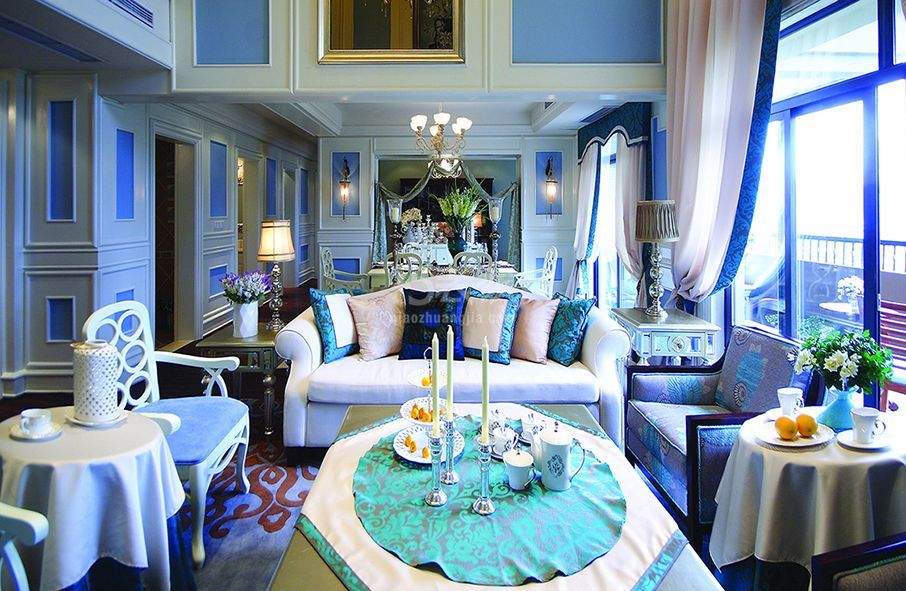 -茉莉山庄400平米法式设计方案