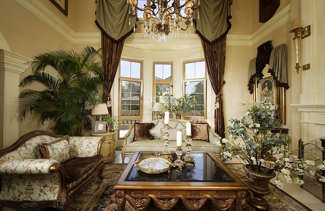 春泽苑350平米美式设计方案