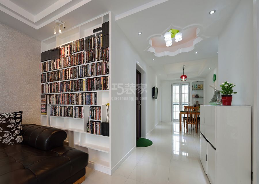 房山兴房苑小区90平米现代简约风格设计方案