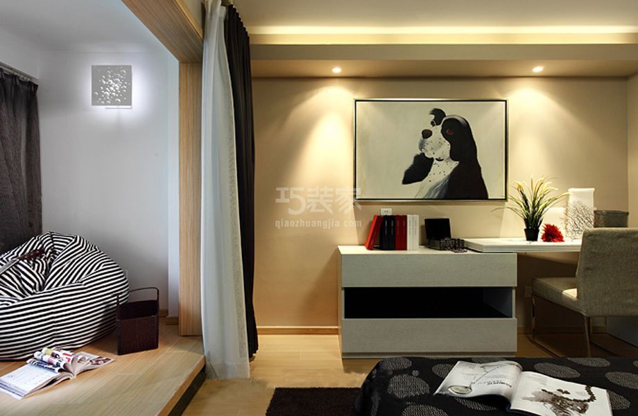 -草桥欣园二区133平现代简约风格设计方案