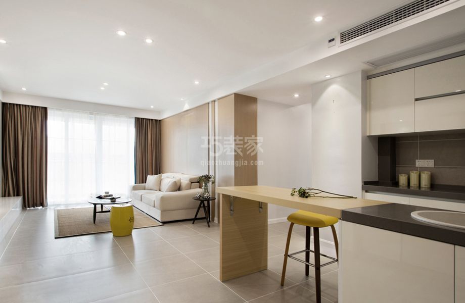 -严北里75平米现代简约风格设计案例