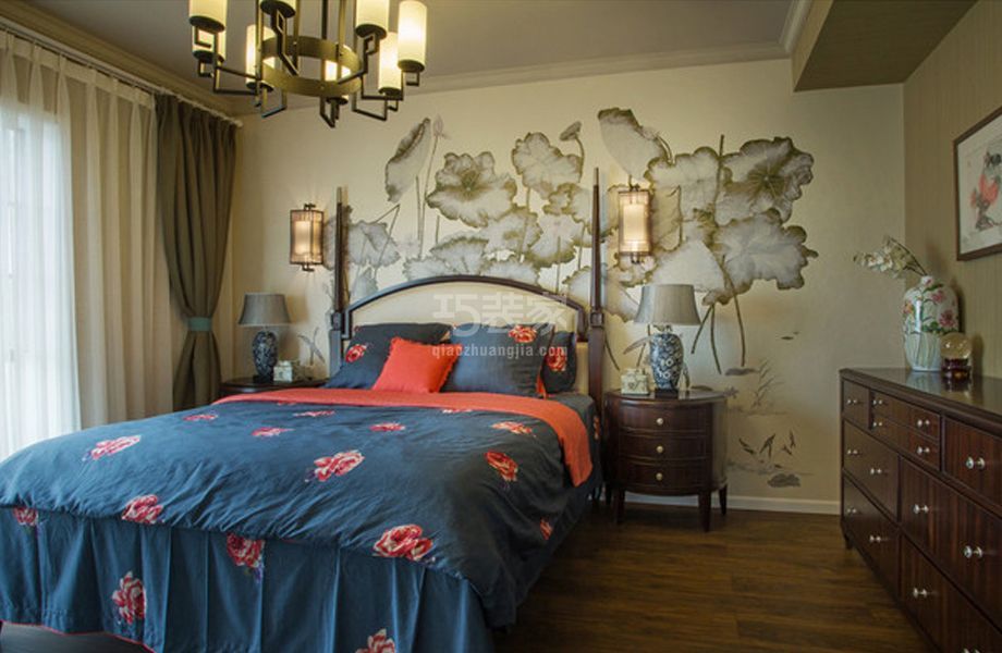 -新兴小区150平米新中式风格设计方案