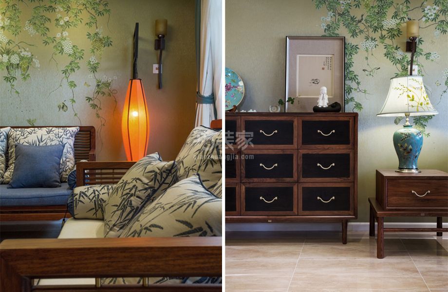 -新兴小区150平米新中式风格设计方案