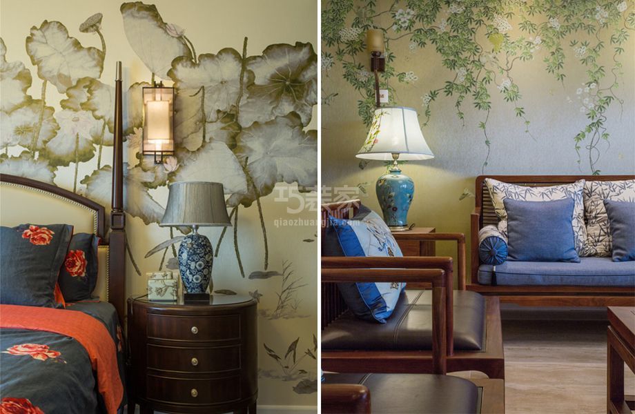 -新兴小区150平米新中式风格设计方案