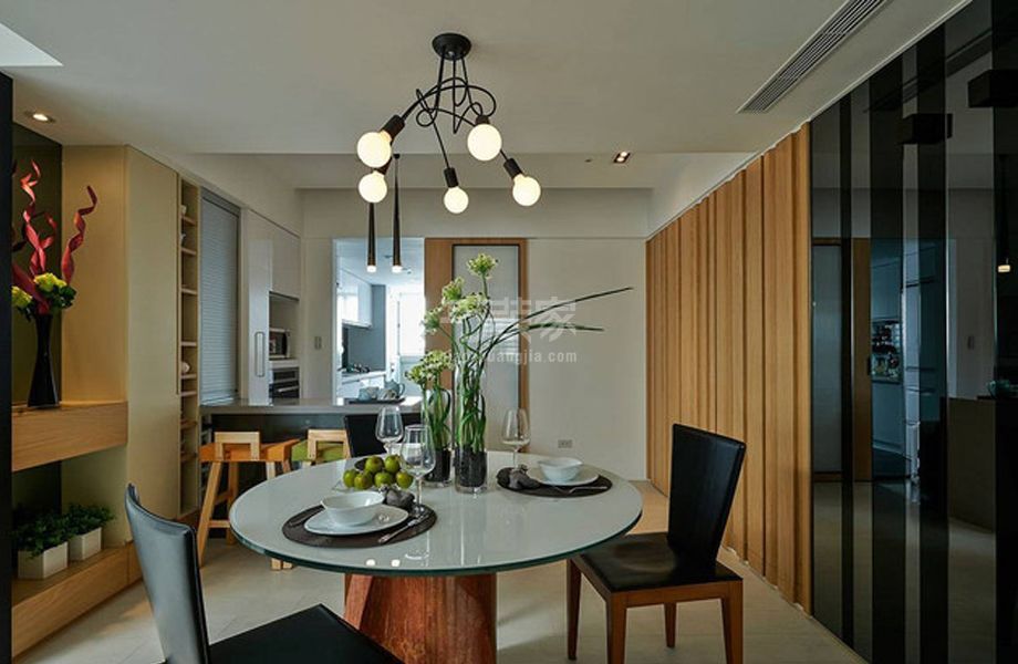 -润枫领尚105平米简欧风格设计方案