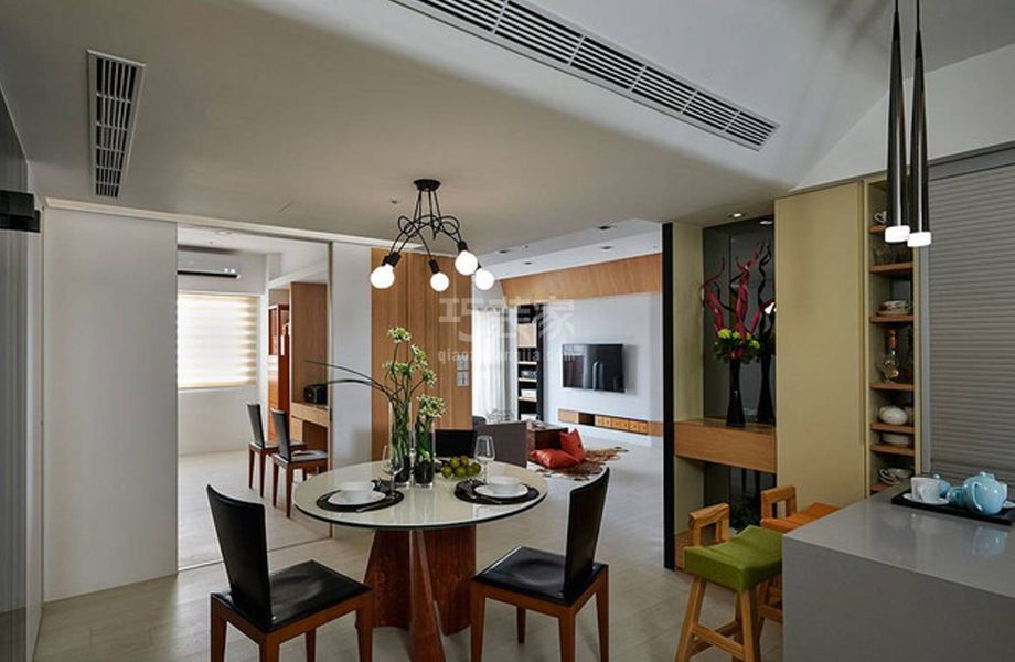 -润枫领尚105平米简欧风格设计方案