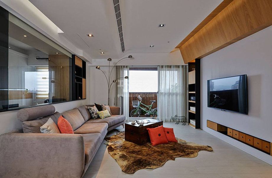 -润枫领尚105平米简欧风格设计方案