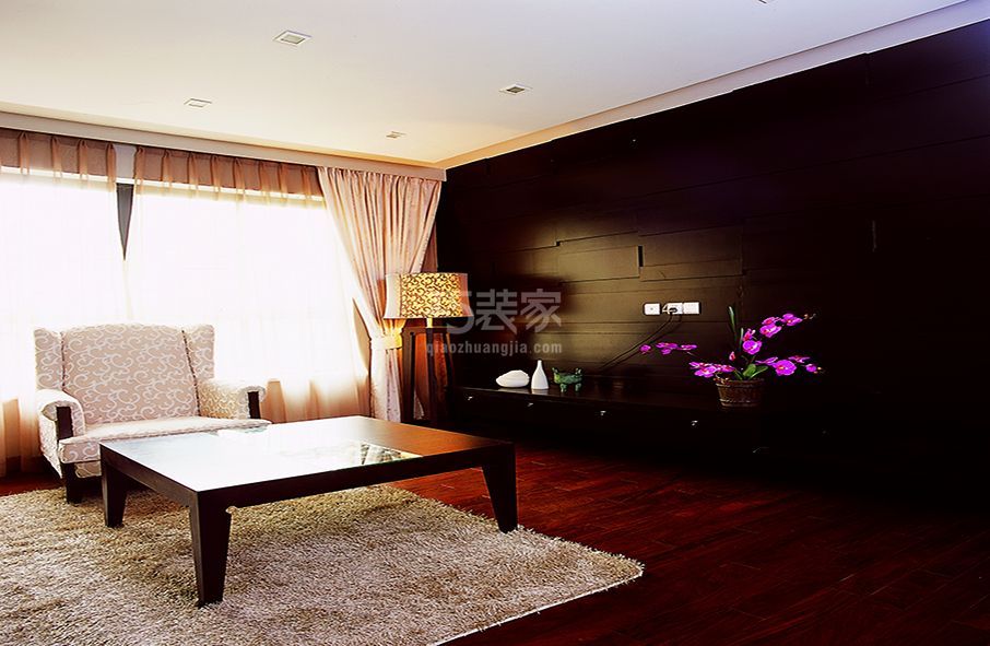 -弘燕路山水文园160平米中式设计方案