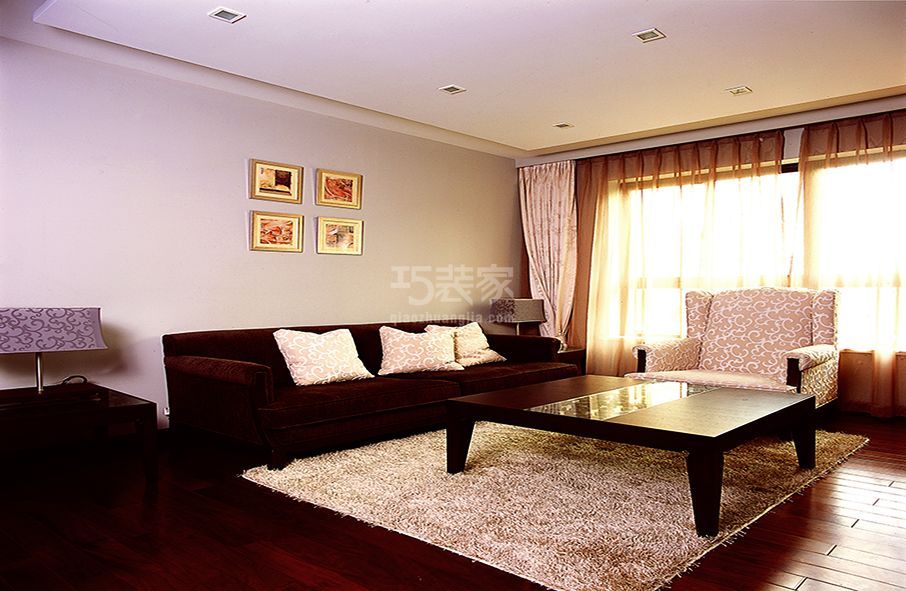 -弘燕路山水文园160平米中式设计方案