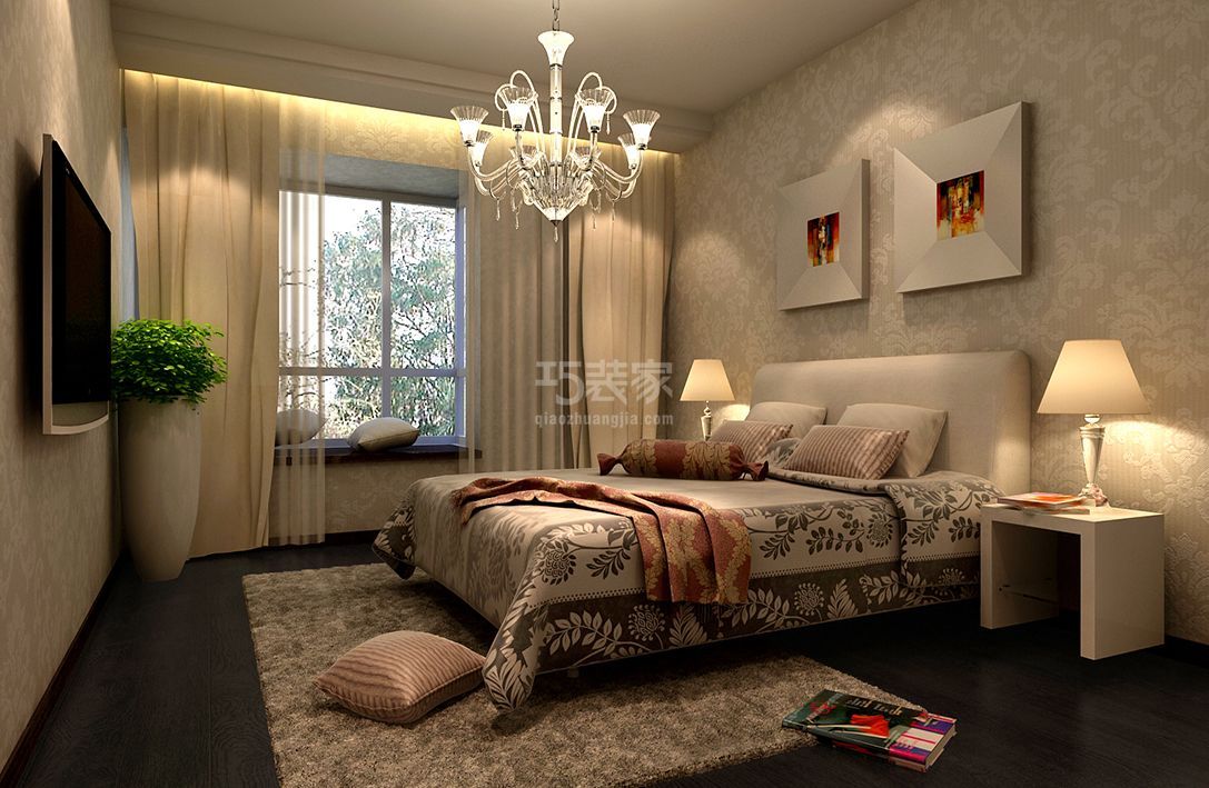 太阳星城100㎡现代简约设计风格