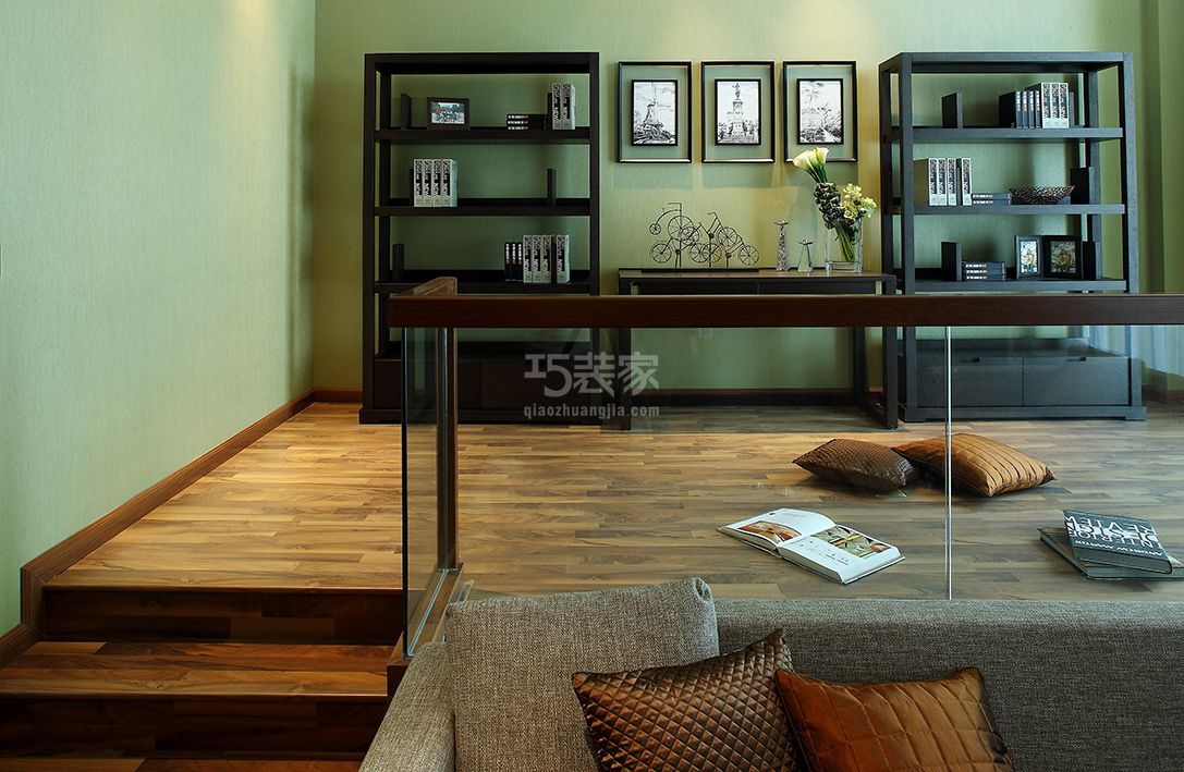 -通州新城150平米简约中式设计方案