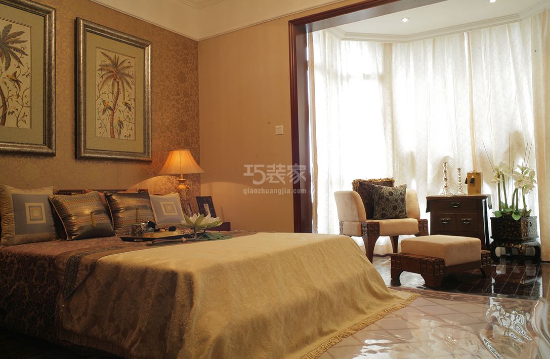 -运通花园240平米混搭风格设计方案