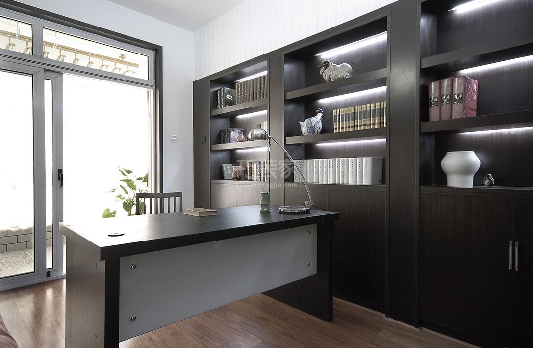 西直门南大街90平米新中式设计方案