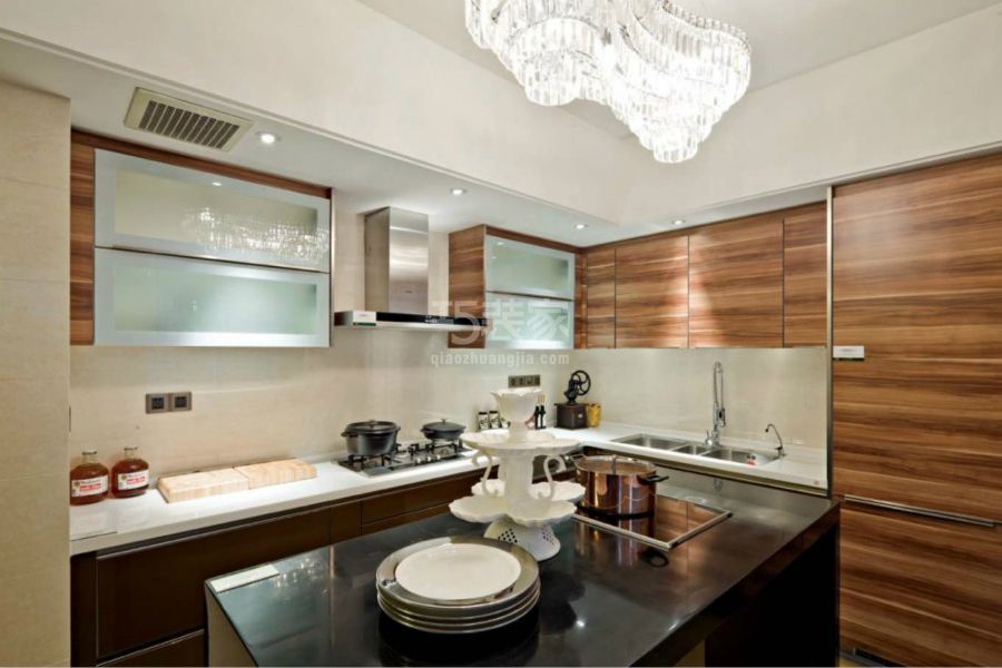 -孔雀城158平米现代风格设计案例