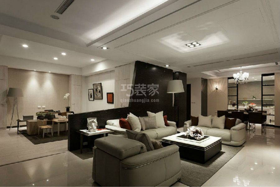 -曙光花园133平米简约风格设计案例