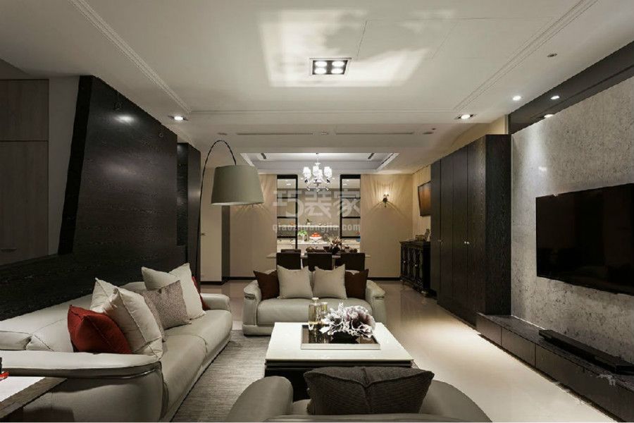 -曙光花园133平米简约风格设计案例